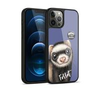 Head Case Designs Officially Licensed Animal Club International Ferret Faces Gel Armour Case [Military Grade Protection] Compatible With Apple iPhone 12 Pro Max