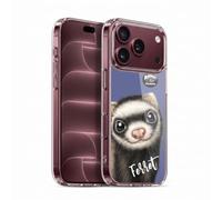 Head Case Designs Officially Licensed Animal Club International Ferret Faces Gel Case [Military Grade Protection] Compatible with Apple iPhone 18 Pro and Compatible with MagSafe
