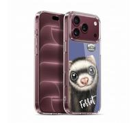 Head Case Designs Officially Licensed Animal Club International Ferret Faces Gel Case [Military Grade Protection] Compatible with Apple iPhone 18 Pro Max and Compatible with MagSafe