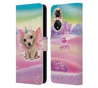 Head Case Designs Officially Licensed Animal Club International Golden Retriever Unicorn Pets Leather Book Wallet Case Cover Compatible With Honor 50