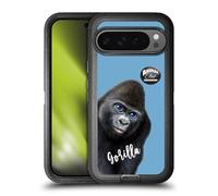 Head Case Designs Officially Licensed Animal Club International Gorilla Faces Ultra-Armoured Shockproof Case [Military Grade Protection] Compatible With Google Pixel 9 Pro XL