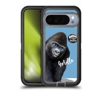 Head Case Designs Officially Licensed Animal Club International Gorilla Faces Ultra-Armoured Shockproof Case [Military Grade Protection] Compatible With Google Pixel 10 Pro XL