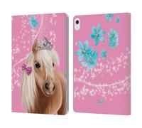 Head Case Designs Officially Licensed Animal Club International Horse Royal Faces Leather Wallet Case Compatible With Apple iPad Air 13 2024/2025