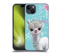 Head Case Designs Officially Licensed Animal Club International Llama Royal Faces Hard Back Case Compatible With Apple iPhone 15 Plus