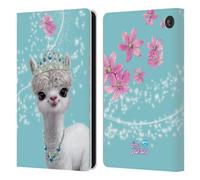 Head Case Designs Officially Licensed Animal Club International Llama Royal Faces Leather Wallet Case Compatible With Amazon Fire 7 2022