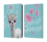 Head Case Designs Officially Licensed Animal Club International Llama Royal Faces Leather Wallet Case Compatible With Amazon Kindle Paperwhite 6
