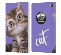 Head Case Designs Officially Licensed Animal Club International Persian Cat Faces Leather Wallet Case Compatible With Amazon Fire Max 11 2023
