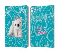 Head Case Designs Officially Licensed Animal Club International Polar Bear Pet Royalties Leather Wallet Case Compatible With Apple iPad Air 13 2024/2025