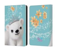 Head Case Designs Officially Licensed Animal Club International Polar Bear Royal Faces Leather Wallet Case Compatible With Amazon Kindle 11th Gen (2024)