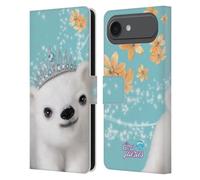 Head Case Designs Officially Licensed Animal Club International Polar Bear Royal Faces Leather Wallet Case Compatible With Apple iPhone 17 Air