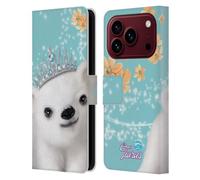 Head Case Designs Officially Licensed Animal Club International Polar Bear Royal Faces Leather Wallet Case Compatible With Apple iPhone 18 Pro