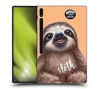 Head Case Designs Officially Licensed Animal Club International Sloth Faces Soft Gel Case Compatible With Samsung Galaxy Tab S8 Ultra