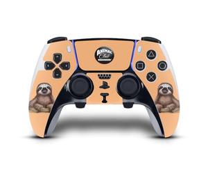 Head Case Designs Officially Licensed Animal Club International Sloth Faces Vinyl Sticker Gaming Skin Decal Cover Compatible With Sony PlayStation 5 PS5 DualSense Edge Controller