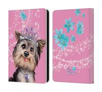 Head Case Designs Officially Licensed Animal Club International Yorkie Royal Faces Leather Wallet Case Compatible With Amazon Kindle 11th Gen (2024)