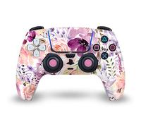 Head Case Designs Officially Licensed Anis Illustration Floral Chaos Art Mix Vinyl Faceplate Sticker Gaming Skin Decal Cover Compatible With Sony PlayStation 5 PS5 DualSense Controller