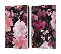 Head Case Designs Officially Licensed Anis Illustration Floral Chaos Dark Pink Graphics Leather Wallet Case Compatible With Amazon Kindle 11th Gen 6in 2022