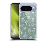Head Case Designs Officially Licensed Anis Illustration Little Patagonian Sage Green Mix Pattern Gel Case [Military Grade] Compatible with Google Pixel 10 Pro XL and Compatible with MagSafe