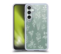 Head Case Designs Officially Licensed Anis Illustration Little Patagonian Sage Green Mix Pattern Gel Case [Military Grade] Compatible with Samsung Galaxy S23 FE 5G and Compatible with MagSafe