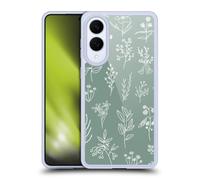 Head Case Designs Officially Licensed Anis Illustration Little Patagonian Sage Green Mix Pattern Gel Case [Military Grade Protection] Compatible With Samsung Galaxy S25 Edge