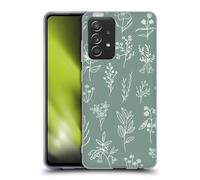 Head Case Designs Officially Licensed Anis Illustration Little Patagonian Sage Green Mix Pattern Gel Case [Military Grade Protection] Compatible With Galaxy A52 / A52s / 5G (2021)
