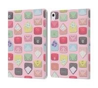 Head Case Designs Officially Licensed Anis Illustration Love Letters Assorted Designs Leather Wallet Case Compatible With Apple iPad Air 13 2024/2025