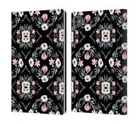 Head Case Designs Officially Licensed Anis Illustration Magnolia Eucalyptus & Anemonas Flower Pattern 4 Leather Wallet Case Compatible With Apple iPad Pro 11 M4 2024