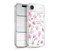 Head Case Designs Officially Licensed Anis Illustration Magnolia Flower Pattern 2 Gel Case [Military Grade Protection] Compatible with Apple iPhone 17 Air and Compatible with MagSafe