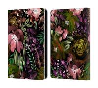 Head Case Designs Officially Licensed Anis Illustration Warm Floral Chaos Flower Pattern 3 Leather Wallet Case Compatible With Amazon Kindle 11th Gen 6in 2022