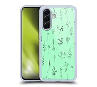 Head Case Designs Officially Licensed Anis Illustration Wild Flowers Aqua Spring Patterns Gel Case [Military Grade Protection] Compatible With Samsung Galaxy A56 5G