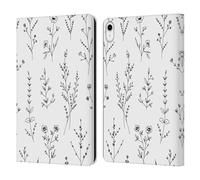 Head Case Designs Officially Licensed Anis Illustration Wild Flowers Spring Patterns Leather Wallet Case Compatible With Apple iPad 10.9 (2022/2025)