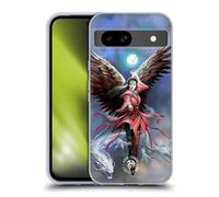 Head Case Designs Officially Licensed Anne Stokes Air Dragon Female Elementals Gel Case [Military Grade Protection] Compatible with Google Pixel 8a and Compatible with MagSafe
