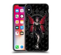 Head Case Designs Officially Licensed Anne Stokes Aracnafaria Gothic Soft Gel Case [Military Grade Protection] Compatible With Apple iPhone X/iPhone XS