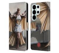 Head Case Designs Officially Licensed Anne Stokes Aviator Steampunk Leather Wallet Case Compatible With Samsung Galaxy S26 Ultra