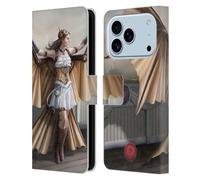 Head Case Designs Officially Licensed Anne Stokes Aviator Steampunk Leather Wallet Case Compatible With Apple iPhone 17 Pro