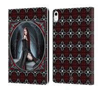 Head Case Designs Officially Licensed Anne Stokes Await The Night Gothic Leather Wallet Case Compatible With Apple iPad 10.9 (2022/2025)