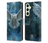 Head Case Designs Officially Licensed Anne Stokes Awake Your Magic Owls Leather Wallet Case Compatible With Samsung Galaxy S25+