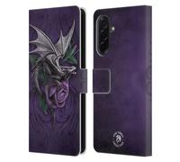 Head Case Designs Officially Licensed Anne Stokes Beauty 2 Dragons 3 Leather Wallet Case Compatible With Samsung Galaxy A36 5G