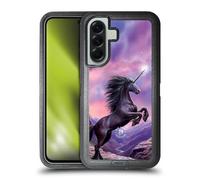 Head Case Designs Officially Licensed Anne Stokes Black Unicorn Mythical Creatures Ultra-Armoured Shockproof Case [Military Grade Protection] Compatible With Samsung Galaxy A56 5G
