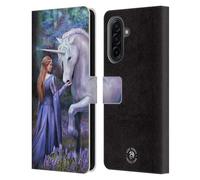 Head Case Designs Officially Licensed Anne Stokes Bluebell Wood Fantasy 2 Leather Wallet Case Compatible With Samsung Galaxy A17 4G / 5G