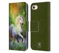 Head Case Designs Officially Licensed Anne Stokes Chase The Rainbow Fantasy 2 Leather Wallet Case Compatible With Apple iPhone 7/8 / SE 2020 & 2022