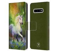 Head Case Designs Officially Licensed Anne Stokes Chase The Rainbow Fantasy 2 Leather Wallet Case Compatible With Samsung Galaxy S10+ / S10 Plus