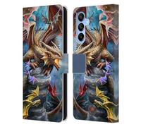 Head Case Designs Officially Licensed Anne Stokes Clan Dragons 4 Leather Wallet Case Compatible With Samsung Galaxy A16 5G