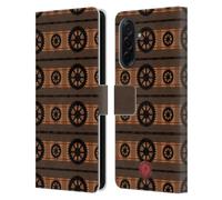 Head Case Designs Officially Licensed Anne Stokes Cogs Steampunk Leather Wallet Case Compatible With Samsung Galaxy A36 5G