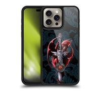 Head Case Designs Officially Licensed Anne Stokes Dagger Dragons Gel Armour Case [Military Grade Protection] Compatible With Apple iPhone 16 Pro Max