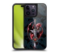 Head Case Designs Officially Licensed Anne Stokes Dagger Dragons Gel Armour Case [Military Grade Protection] Compatible With Apple iPhone 14 Pro Max
