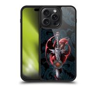 Head Case Designs Officially Licensed Anne Stokes Dagger Dragons Gel Armour Case [Military Grade Protection] Compatible With Apple iPhone 15 Pro Max