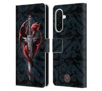 Head Case Designs Officially Licensed Anne Stokes Dagger Dragons Leather Wallet Case Compatible With Samsung Galaxy A26 5G