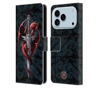 Head Case Designs Officially Licensed Anne Stokes Dagger Dragons Leather Wallet Case Compatible With Apple iPhone 17 Pro