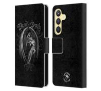 Head Case Designs Officially Licensed Anne Stokes Dance With Death Gothic Leather Wallet Case Compatible With Samsung Galaxy S24 5G