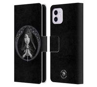 Head Case Designs Officially Licensed Anne Stokes Dark Prayer Art Nouveau Gothic Leather Wallet Case Compatible With Apple iPhone 11